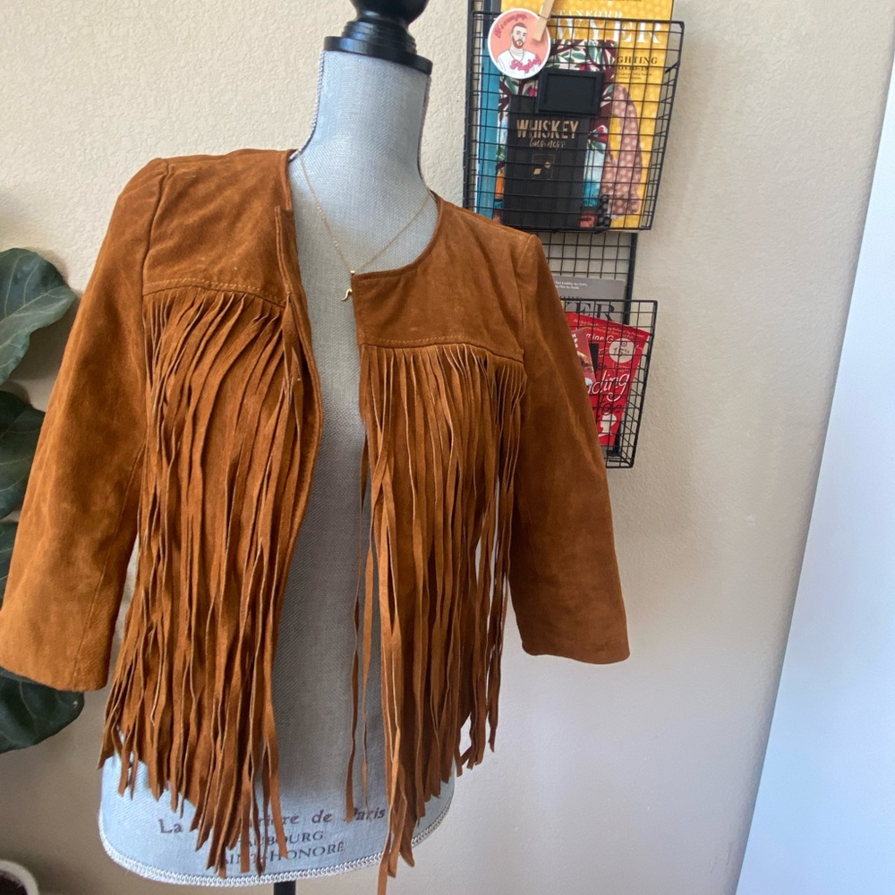 forever 21 fringe jacket
